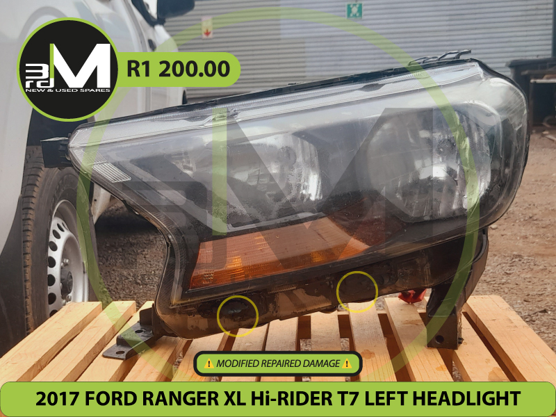 2017 FORD RANGER XL Hi-RIDER T7 LEFT HEADLIGHT