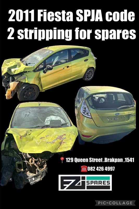 2011 fiesta s p j a code 2 stripping for spares