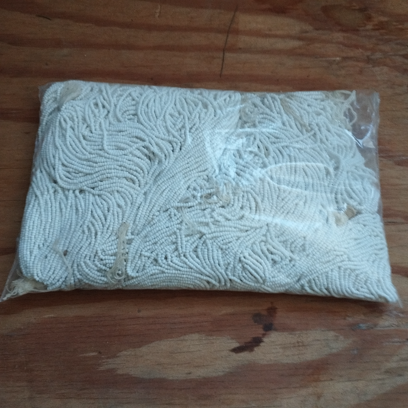 1.2Kg Opague White 2mm Seed Beads