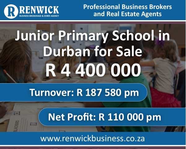 Business for Sale: Junior Primary School in Durban