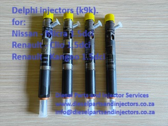 Delphi k9k diesel injectors (Refurbished).