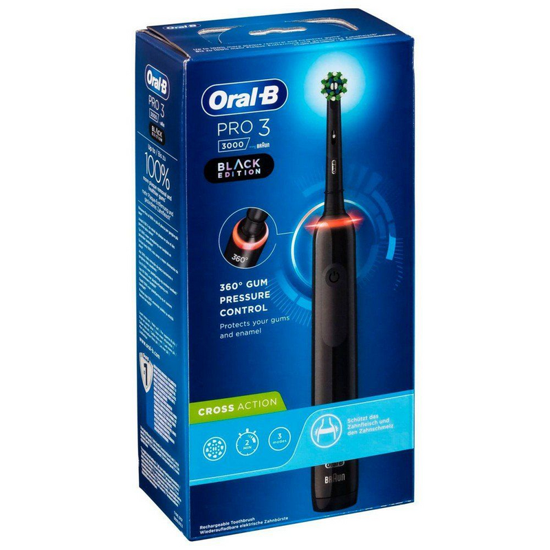 Oral B Pro 3 3000 - electric toothbrush (unopened) - INCLUDES 1X CLEANING HEAD &#43; TRAVEL CASE