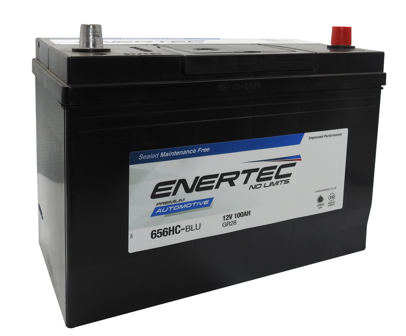 Enertec Blue 656HC/650S, 12v, 90Ah, 640/700CCA, RHP Car Battery for ...