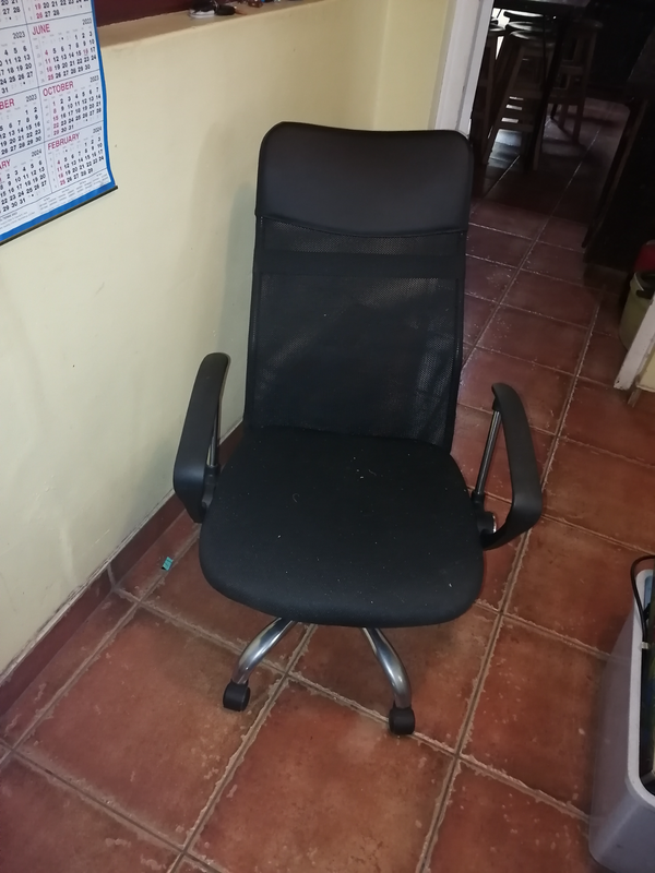 Study Chair, High back, Adjustable height