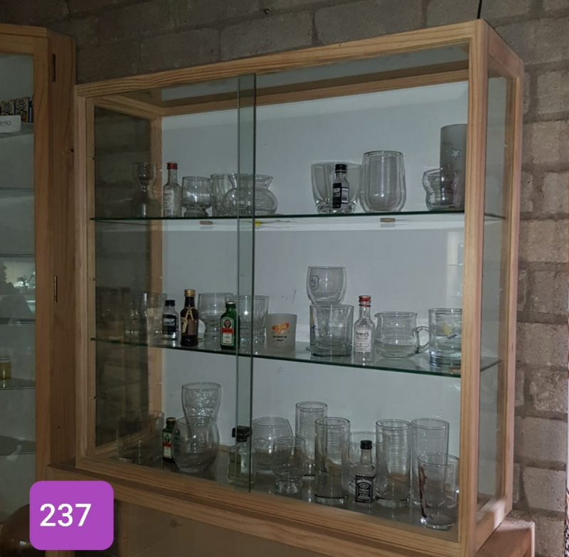 Display Cabinet glass sides and top and bottom