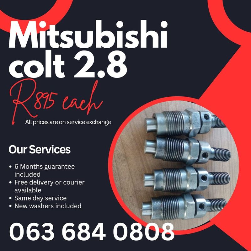 MITSUBISHI COLT 2.8 DIESEL INJECTORS FOR SALE WITH WARRANTY