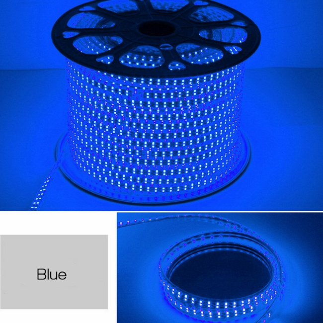 LED Strip Light / Rope Light 100metres Roll 220Volts in Bright Blue Light Colour. Brand New Products