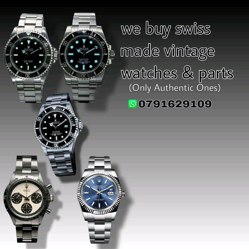 We buy watches