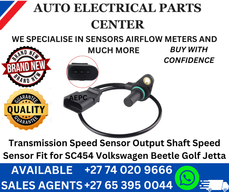 Transmission Speed  / Sensor Output Shaft Speed Sensor Fit for SC454 Volkswagen Beetle Golf Jetta