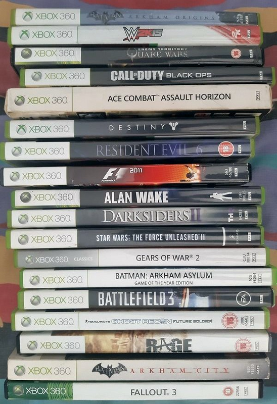 Sony xbox 360  and Xbox One games
