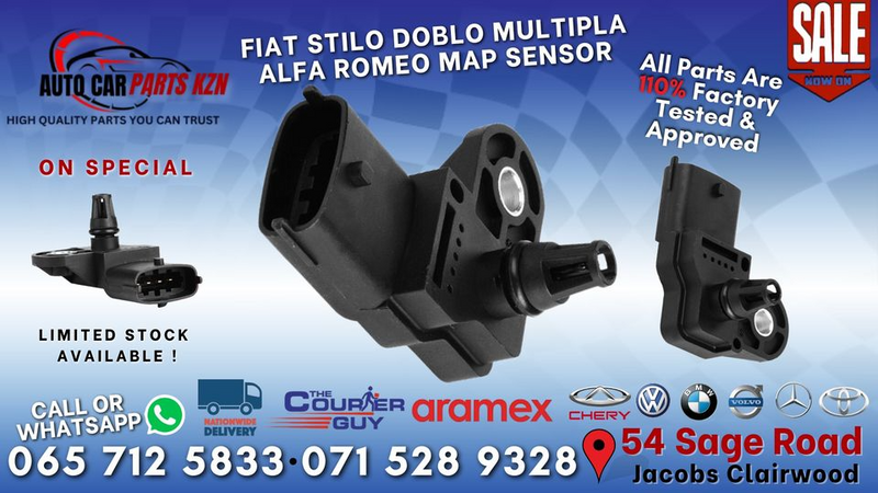 FIAT STILO DOBLO MULTIPLA ALFA ROMEO MAP SENSOR