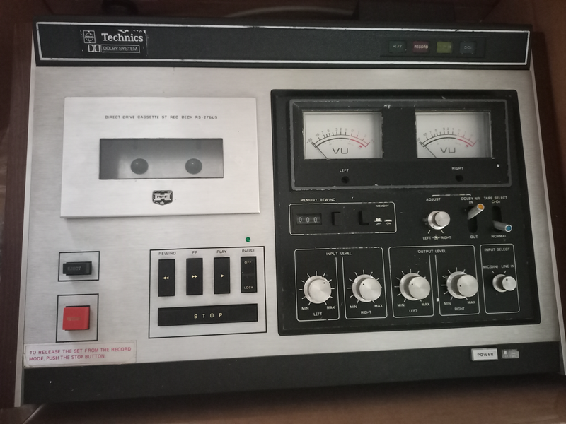 TECHNICS DIRECT DRIVE CASSETTE DECK plus FREE CASSETTE TAPES- HI FI STEREO DOLBY SYSTEM