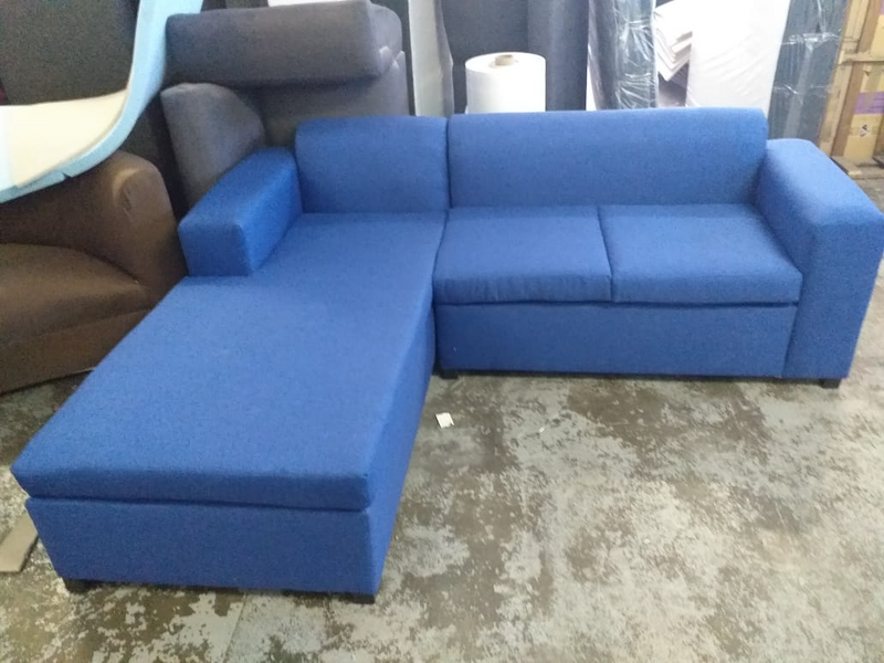 Blue daybed couch