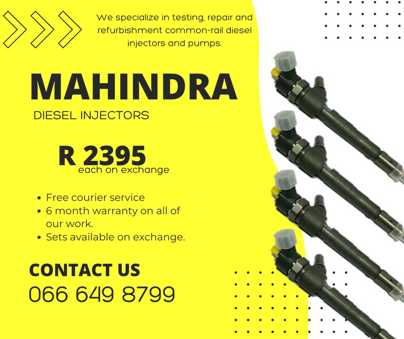 Mahindra diesel injectors for sale on exchange