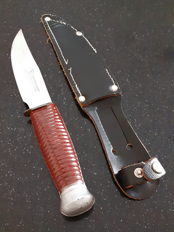 Okapi camping knife.