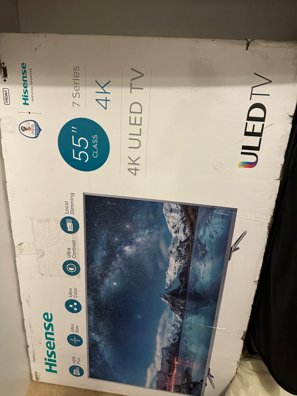 Neatly Used Hisense  Smart TV 55inch Uled 4K Utra Slim Utra Color Series 7