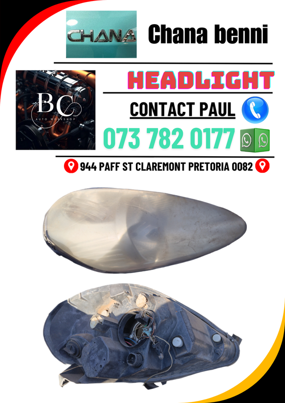 Chana benni headlight Call me for the price and more info 0737820177