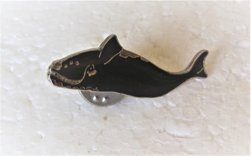 Vintage - Whale Lapel or Hat Metal Pin