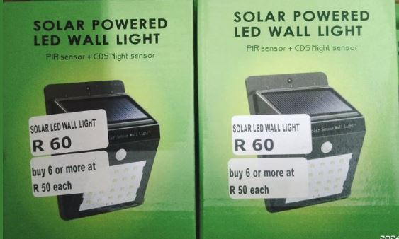 Solar-powered LED Wall Light ****ON SALE