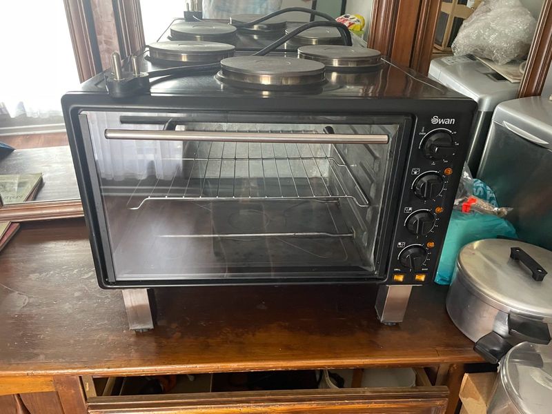3 plate electric stove with oven