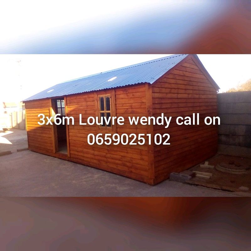 3x6m wendy houses for sale