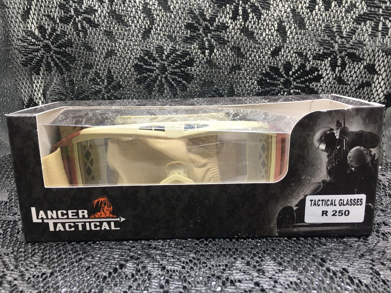 Lancer Tactical Rage Protective Tan Airsoft Goggles