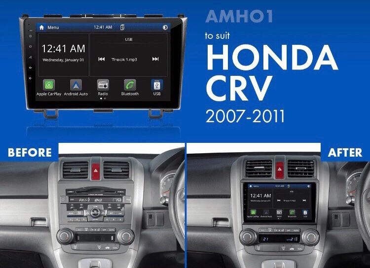 Honda crv touchscreen media unit with wired apple carplay android auto