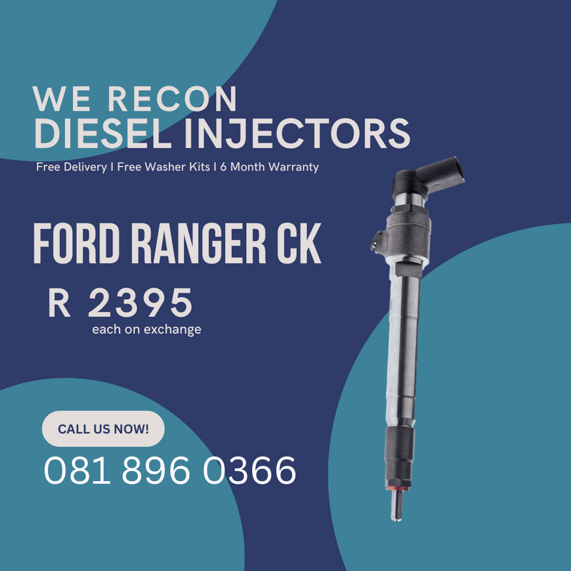 FORD RANGER 2.2 CK DIESEL INJECTORS WITH WARRANTY