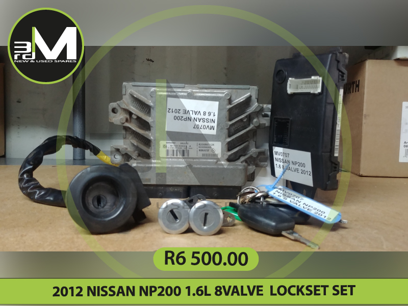 2012 NISSAN NP200 1.6L 8VALVE LOCKSET SET - R6500 - MV0707