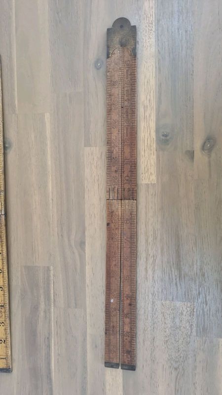 Vintage Rabone no1380 boxwood hand ruler.