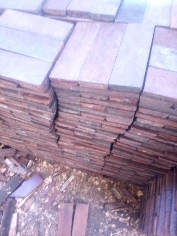 Teak parquet flooring blocks for sale in excellent condition