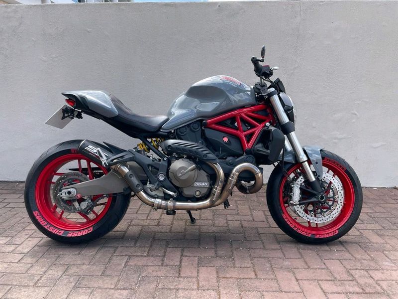 Ducati Monster 821 with many extras. By