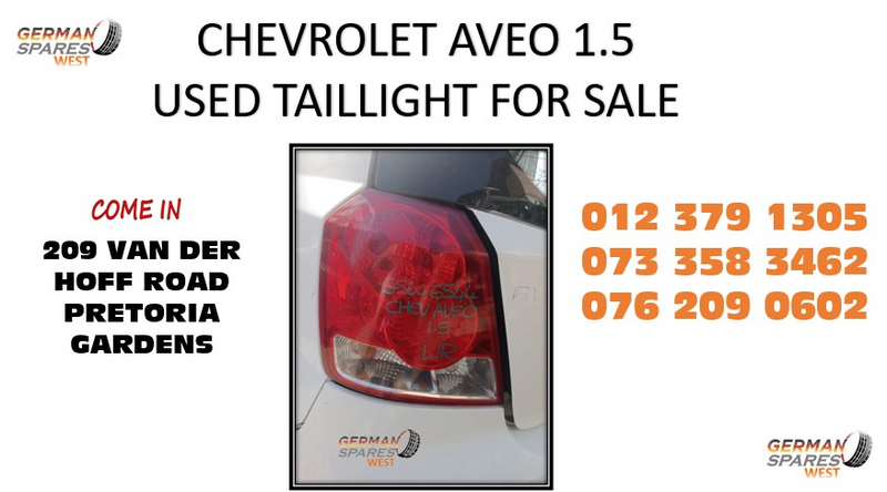chevrolet aveo used taillight for sale