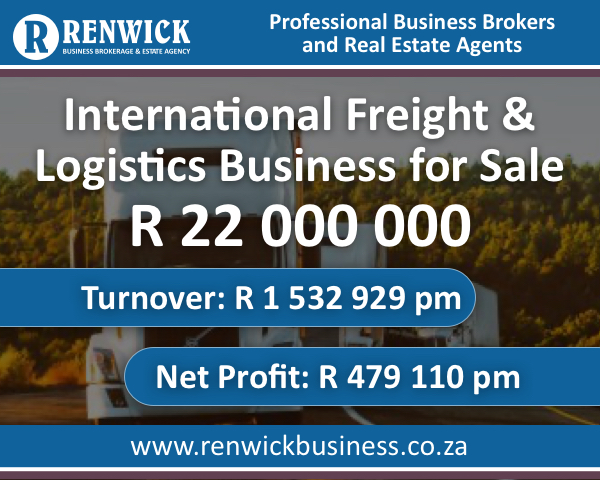 Business for Sale: International Freight &amp; Logistics