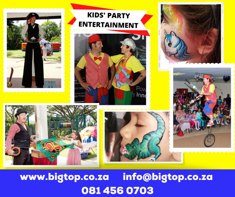Magical Kids Entertainment: Clown, Magician, Balloons, Face Painting, Stilts, Durban and all of KZN