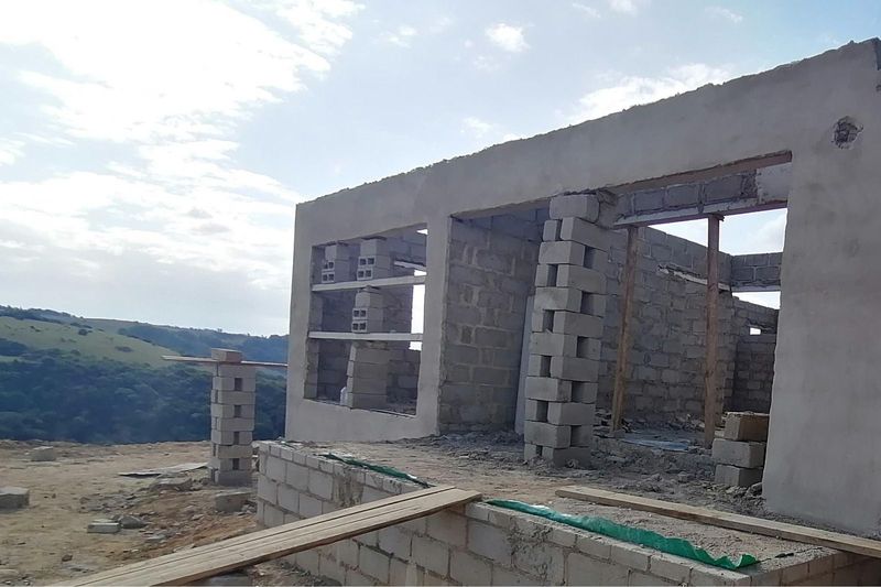 Izingolweni: Under Construction House in Rural Izingolweni