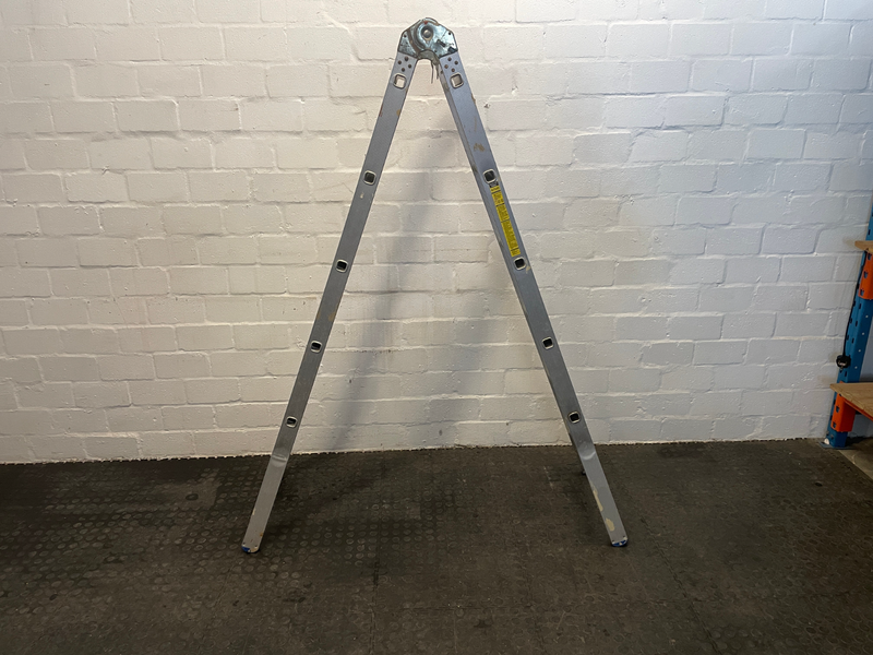 Silver Aluminium Foldable Ladder-