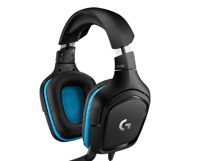 Nearly New Logitech G432 Gaming Headset Wired 7.1 Surround Sound - G432 Gaming Headset Wired- A48159