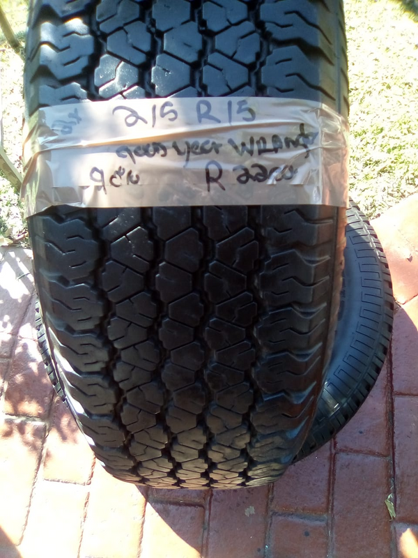 2xGoodyear AT tyres 215/80/15 90%