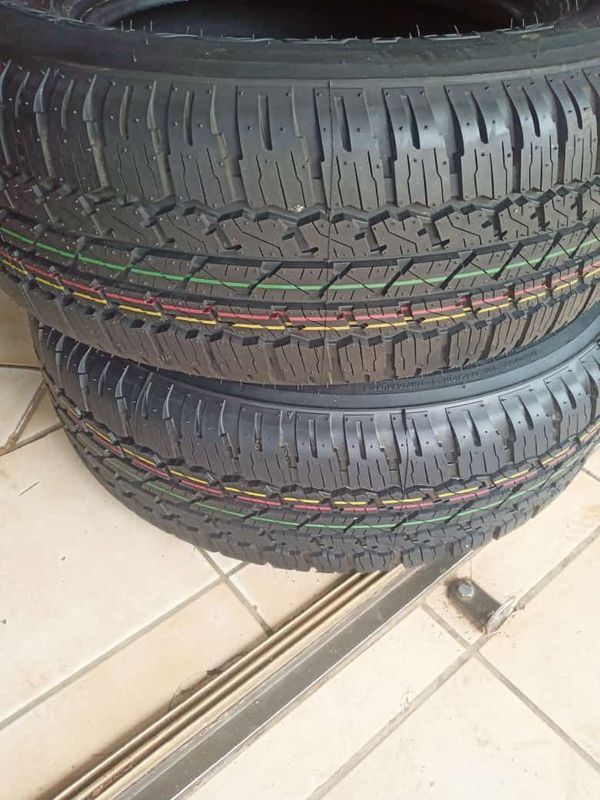 Two brand new 265 65 17 Bridgestone dueler tyres available for sale