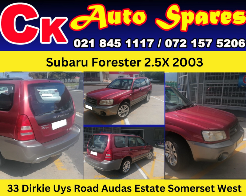 Subaru Forester 2.5X 2003 spares for sale