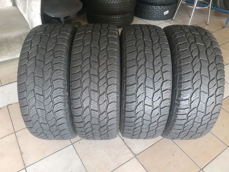 Set of 265/70/16 Cooper Discovery A/T Tyres for Sale. Contact 0739981562