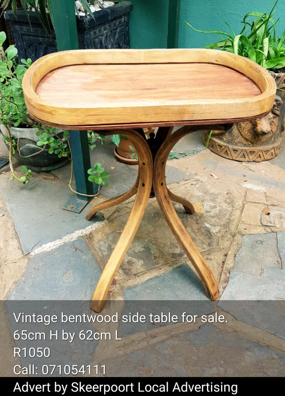Vintage bentwood side table for sale