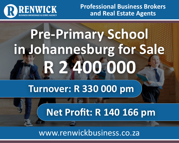 Business for Sale: Pre-Primary School