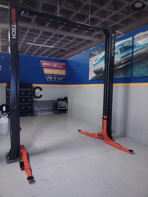 Snaptech STEALTH 2 post base free, 4 T vehicle lifts - popular, well priced, durable