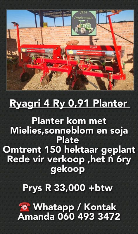 Ryagri 4 Ry 0,91 Planter