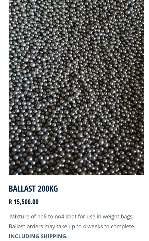 Ballast (lead shot)
