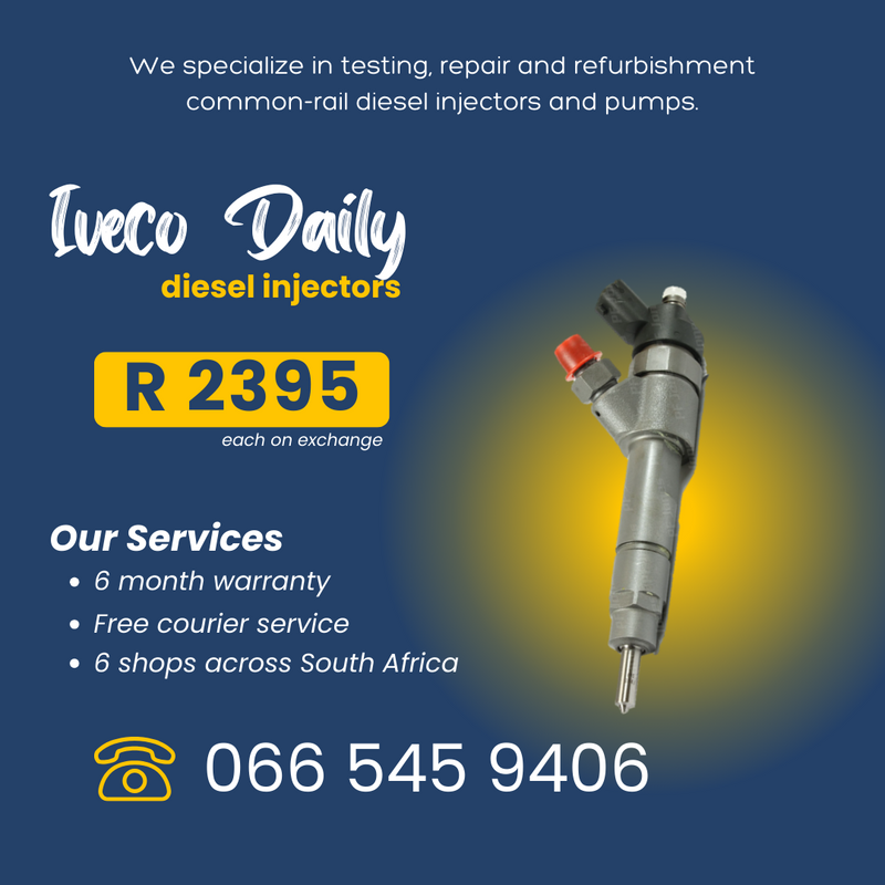 IVECO DAILY DIESEL INJECTORS FOR SALE ON EXCHANGE