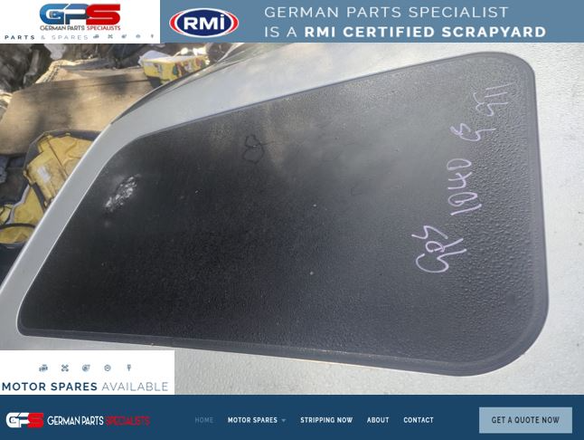 VW GOLF 5 GTI 2007 USED REPLACEMENT SUNROOF FOR SALE