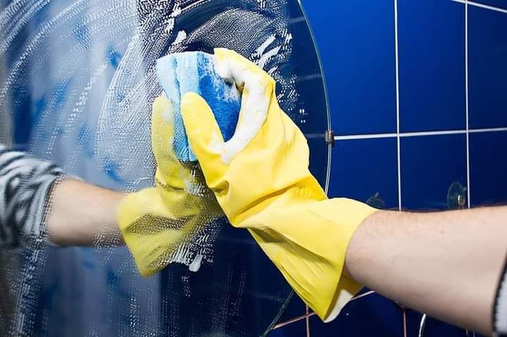 cleaning services on site